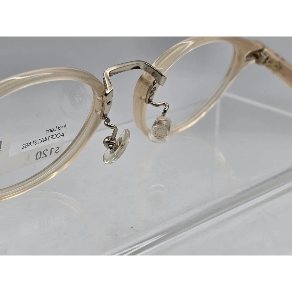 JINS Eyeglass Frames 46 - 21-152 - 37.5 ACCF14A151A82 - LOOSE FRAMES, SITS ASKEW